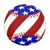 Balle De Baseball Étoiles et bandes (Dos)