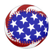 Balle De Baseball Étoiles et bandes (Devant Gauche)