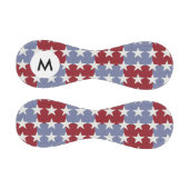 Balle De Baseball Étoiles et bandes monogrammes (Panneaux)