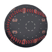 Balle De Baseball Étoiles et motif d'engin spatial unique (Devant Gauche)