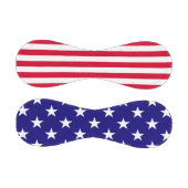 Balle De Baseball Étoiles Et Tirages US Drapeau Design (Panneaux)