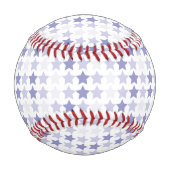 Balle De Baseball Étoiles Patriotique Blue Ombre (Dos)
