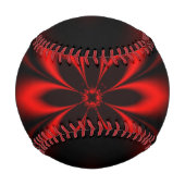 Balle De Baseball Explosion Florale Rouge (Devant)