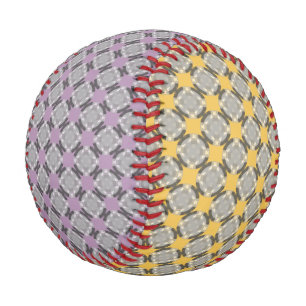 Balle De Baseball Faded Circle Grid par Kenneth Yoncich