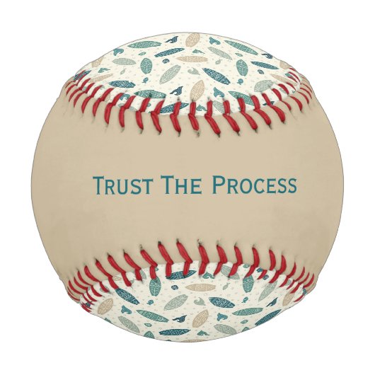 Balle De Baseball Faire Confiance Au Processus De Baseball Côtier (Devant)
