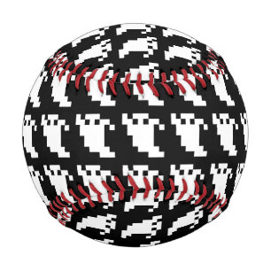 Balle De Baseball Fantôme à 8 bits pour pixels