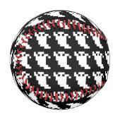 Balle De Baseball Fantôme à 8 bits pour pixels (Devant Gauche)