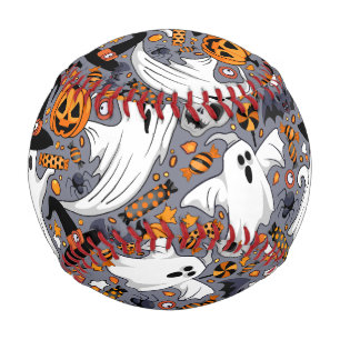 Balle De Baseball Fantômes Monstres mignons Éffrayants et Déplaisant