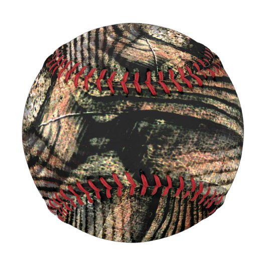 Balle De Baseball Faux Wood (Dos)