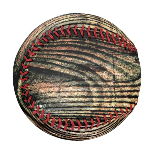 Balle De Baseball Faux Wood (Devant Gauche)