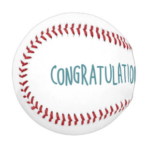 Balle De Baseball Félicitations au joueur de baseball avec champagn