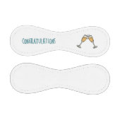 Balle De Baseball Félicitations au joueur de baseball avec champagne (Panneaux)