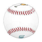 Balle De Baseball Félicitations au joueur de baseball avec champagne (Dos)