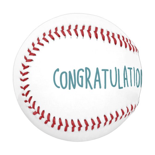 Balle De Baseball Félicitations au joueur de baseball avec champagne (Devant Gauche)