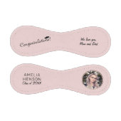 Balle De Baseball Félicitations Blush Pink Graduation Photo (Panneaux)