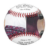 Balle De Baseball Félicitations Diplômé Cap 2 Photo (Devant)