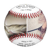 Balle De Baseball Félicitations Grad Golden Graduation 2 Photo Bas (Devant)