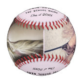 Balle De Baseball Félicitations Grad Pink 2 - Diplôme photo (Devant)