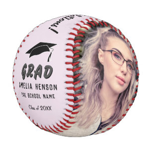 Balle De Baseball Félicitations Grad Pink Graduation 2 Photo