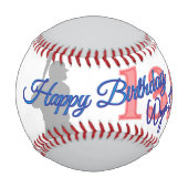 Balle De Baseball Fête d'anniversaire (Devant)