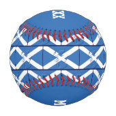 Balle De Baseball Fête des pères #1 NUMÉRO 1 PAPA DRAPEAU D'Ecosse (Dos)