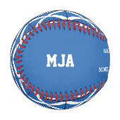 Balle De Baseball Fête des pères #1 NUMÉRO 1 PAPA DRAPEAU D'Ecosse (Devant Gauche)