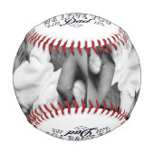 Balle De Baseball Fête des pères/Anniversaire des enfants MVP Photo (Devant)