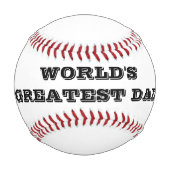 Balle De Baseball fête des pères cadeau idée de fils | Baseball pour (Dos)