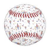 Balle De Baseball Fête des pères de baseball (Dos)