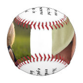 Balle De Baseball Fête des pères, Fille, Baseball Personnalisé (Devant)