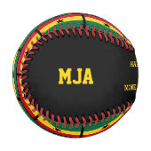 Balle De Baseball FÊTE DES PÈRES GHANA Best Papa (Devant Gauche)