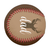 Balle De Baseball Fête des pères moderne Deer Papa (Devant Gauche)