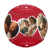 Balle De Baseball Fête des pères papa le plus aimé (Devant)