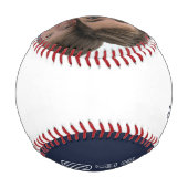 Balle De Baseball Fête des pères photo Best Papa (Dos)