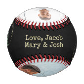 Balle De Baseball Fête des pères photo de pêche (Dos)