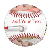 Balle De Baseball Fête des pères Photo Je T'Aime Papa (Dos)