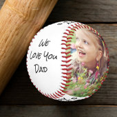 Balle De Baseball Fête des pères photo personnalisée
