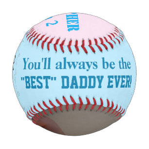 Balle De Baseball fête des pères Twin Boy Blue Rose Photo Baseball