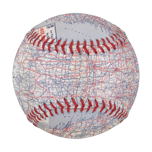 Balle De Baseball Feuille de route États-Unis (Devant)