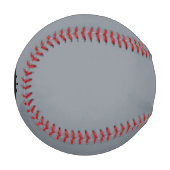 Balle De Baseball Feuille d'érable noire canadienne gris (Devant Gauche)