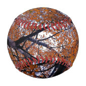 Balle De Baseball Feuille orange (Dos)