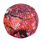 Balle De Baseball Feuille rose (Dos)