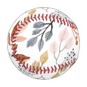 Balle De Baseball feuilles d'arbre (Devant Gauche)