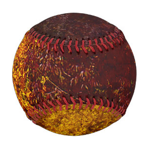Balle De Baseball Feuilles d'automne Jaune et pourpre, ZSSPG