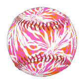 Balle De Baseball Feuilles de palmiers tropicaux (Devant)