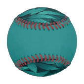 Balle De Baseball Feuilles tropicaux rayonnants (Dos)