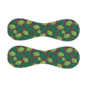 Balle De Baseball Feuilles verts, Berries Rouges, Motif Des Feuilles (Panneaux)