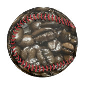 Balle De Baseball Fèves de café (Devant Gauche)