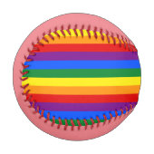 Balle De Baseball Fierté arc-en-ciel (Devant Gauche)
