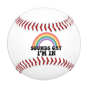 Balle De Baseball Fierté LGBT Sons Gay Je Suis Dans Gay Rainbow